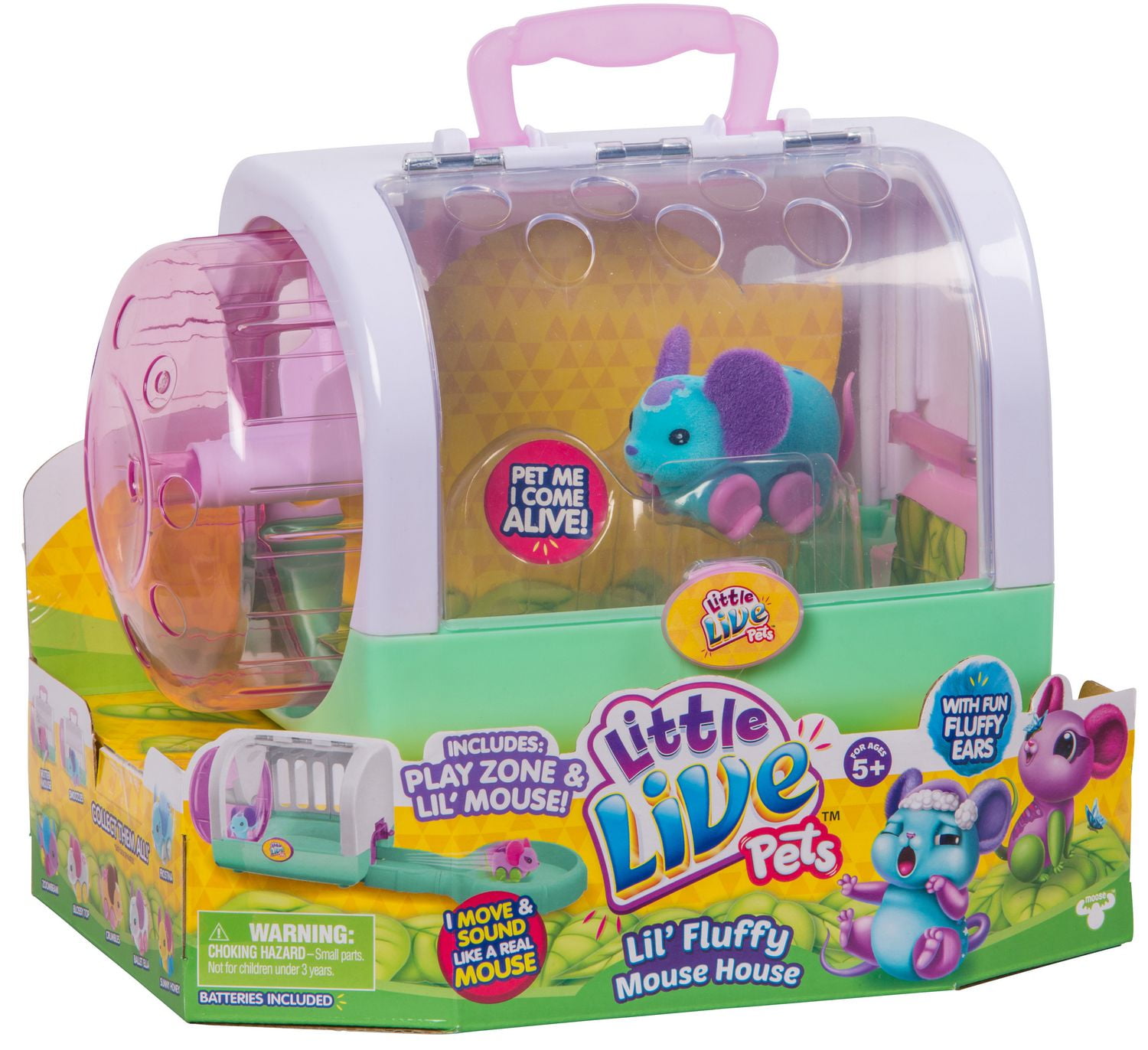 Little Live Petslil' Fluffy House Snoozles Mouse 