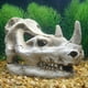 Penn Plax Ornement d'aquarium en résine tête de mort de rhinocéros – image 5 sur 5