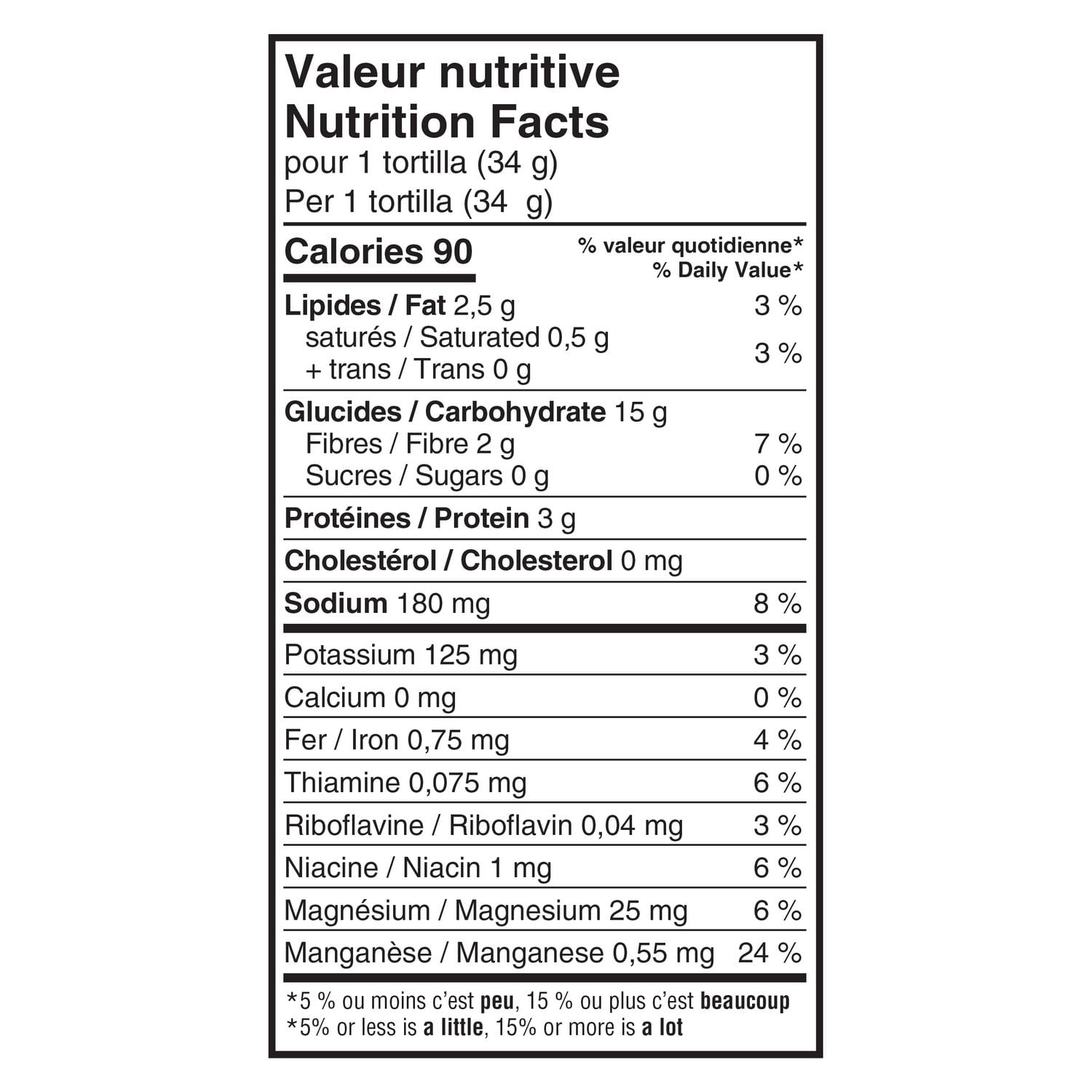 POM® 100% Whole Wheat Medium Tortillas, 340 g