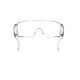 Lunettes de protection portées par-dessus les lunettes d’ordonnance 47110H1-DC 3M(MC), monture transparente, verres transparents – image 4 sur 4