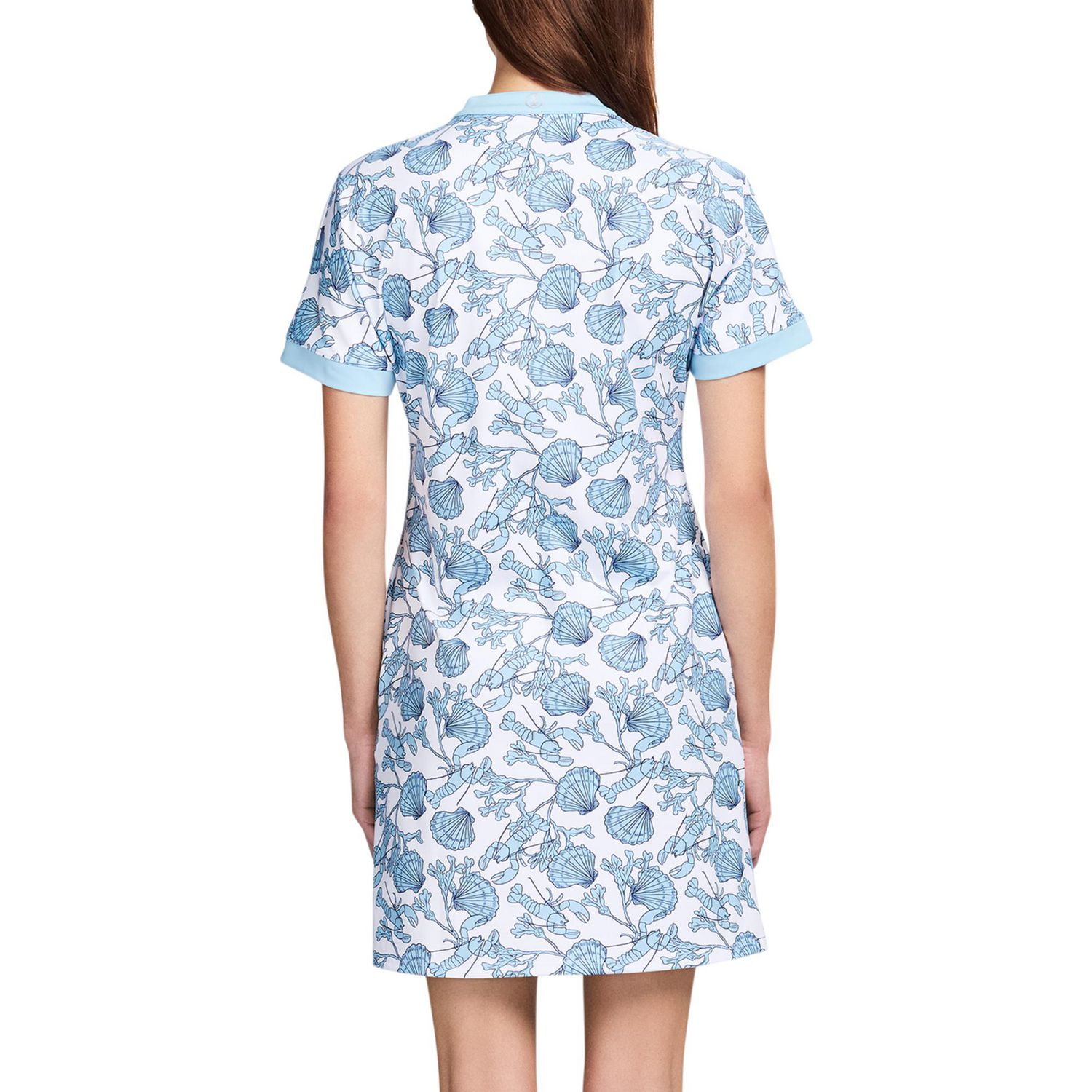 IZOD SHELLY DOLMAN SLEEVE SHIFT DRESS