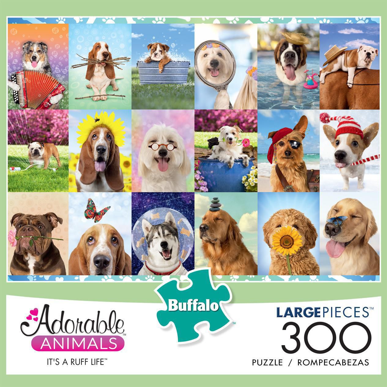 Buffalo Games - Adorable Animals - It's a Ruff Life - 300 Piece