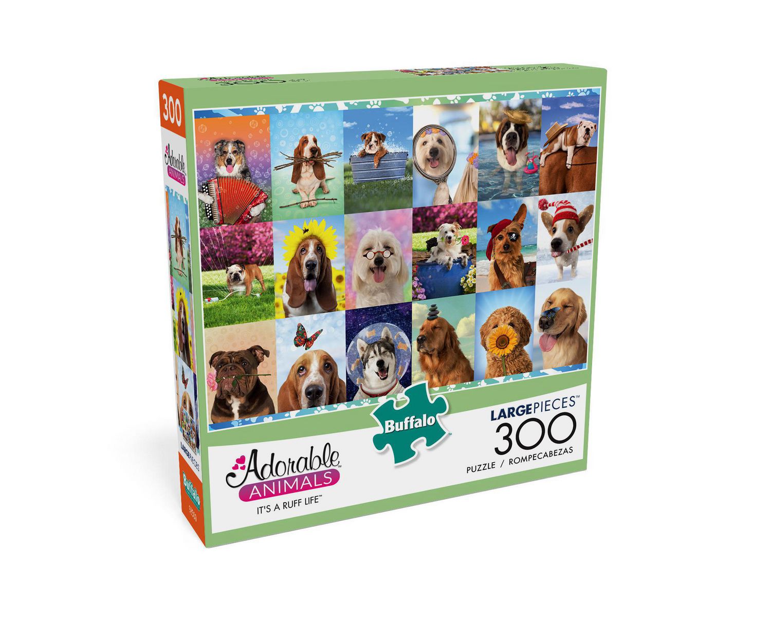 Buffalo Games - Adorable Animals - It's a Ruff Life - 300 Piece Jigsaw  Puzzle