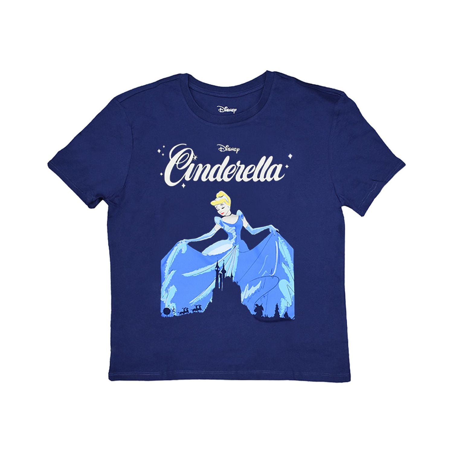 Disney Ladies Dancing Cinderella Short Sleeve T-Shirt