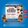 thumbnail image 4 of SlimFast Keto Bar with Whey Protein and Coconut Oil MCTs - Nutty Caramel Nougat, 4 of 10