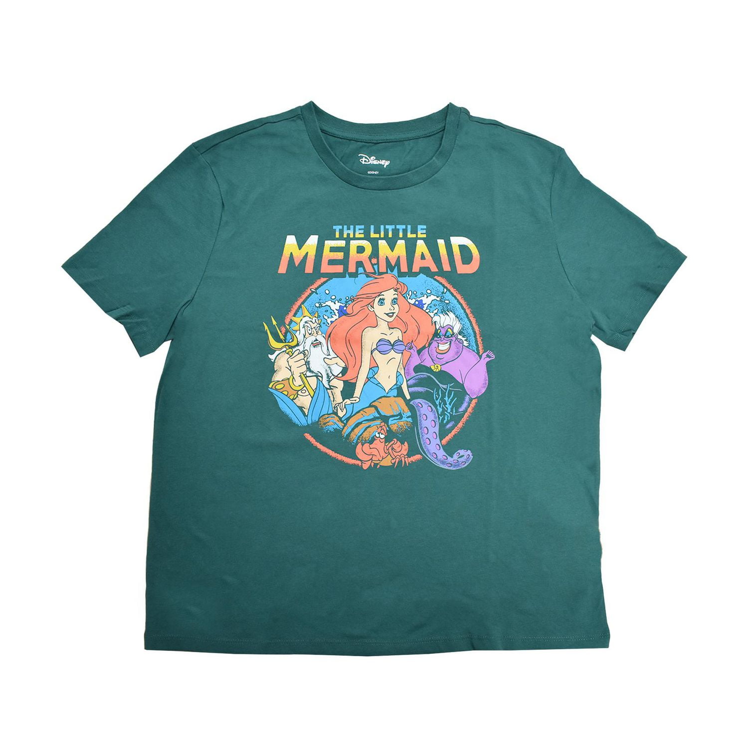 Disney T-shirt à manches courtes sirène pour femme