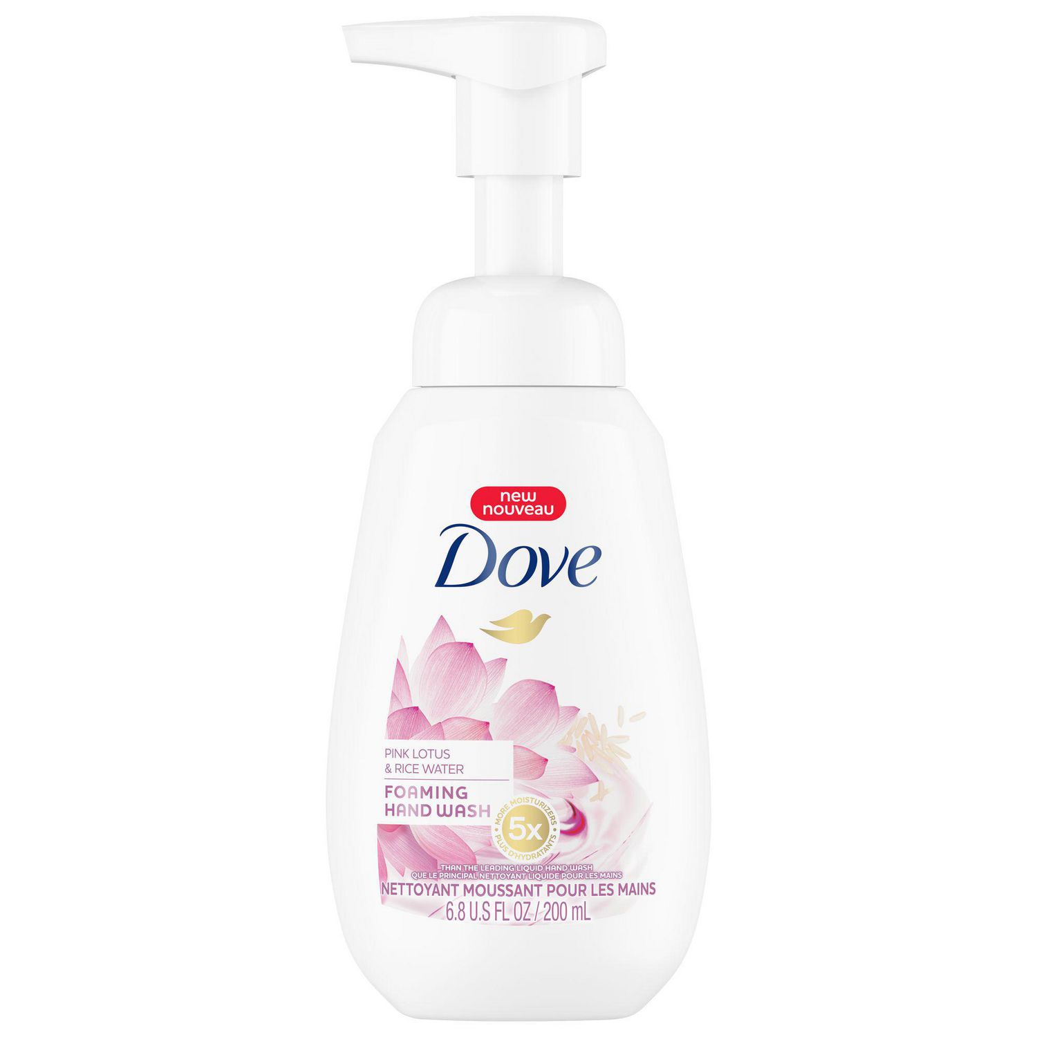 Dove Pink Lotus & Rice Water Foaming Hand Wash | Walmart Canada