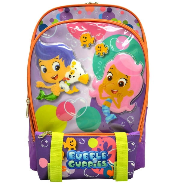 Bubble Guppies Combo sac à dos et poche de crayon