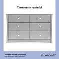 thumbnail image 4 of Storkcraft Crescent 6-Drawer Double Dresser, 4 of 9