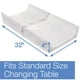 Serta Foam Contoured Changing Pad with Waterproof Cover - image 4 of 8