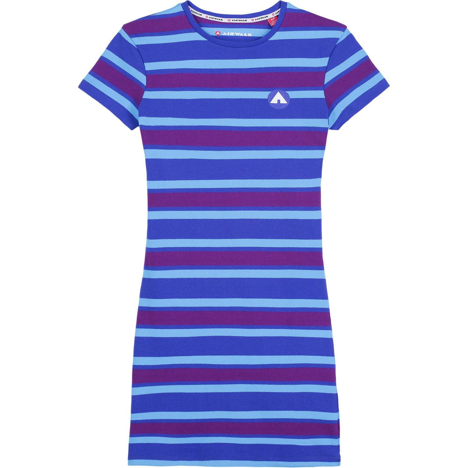 AIRWALK FEMME ROBE CÔTELÉE RAYÉE