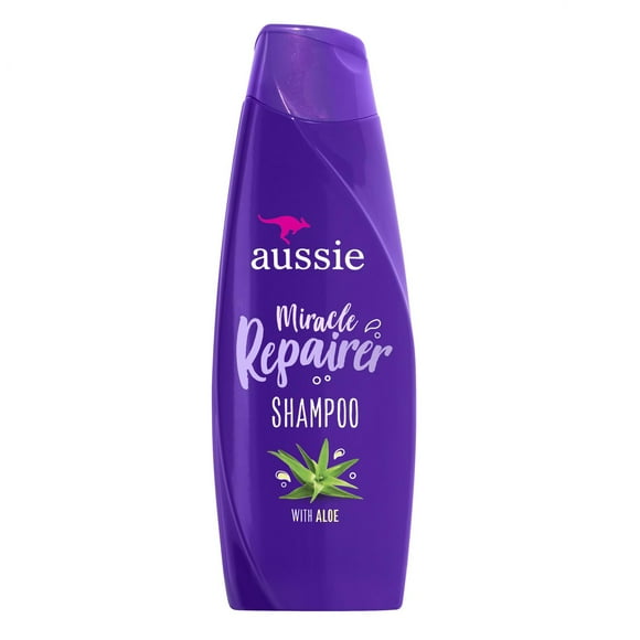 Aussie Miracle Repairer Shampoo with Aloe for All Hair Types, 12.1 fl oz, 360mL