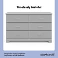 thumbnail image 3 of Storkcraft Brookside 6-Drawer Double Dresser, 3 of 8