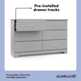 thumbnail image 4 of Storkcraft Brookside 6-Drawer Double Dresser, 4 of 8