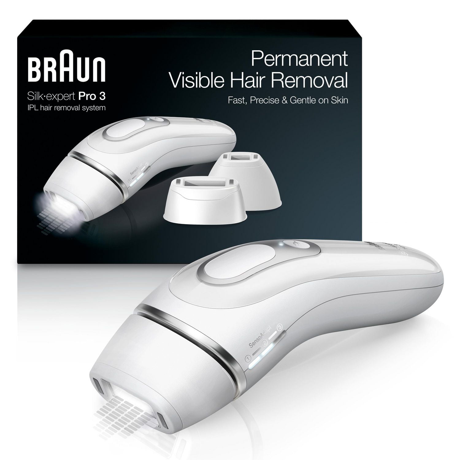 The Braun IPL Silk Expert device is better-than-half-price on  right  now