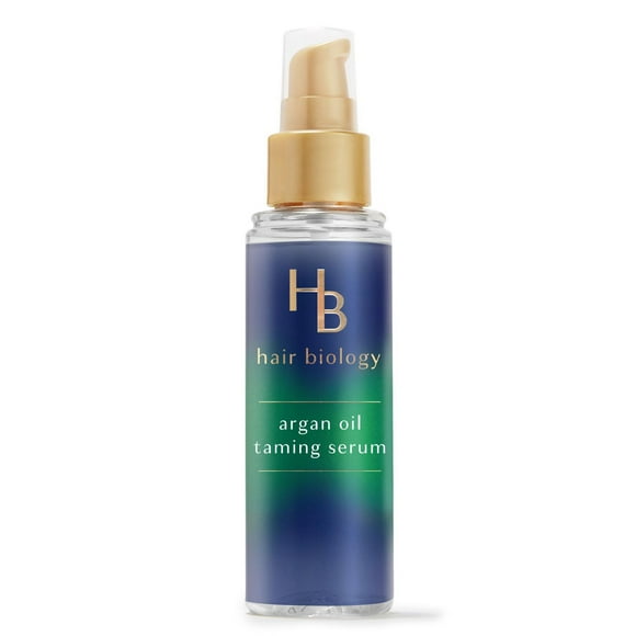 Hair Biology Argan Oil Taming Serum with Biotin for Dull Frizzy or Dry Hair, 95ML