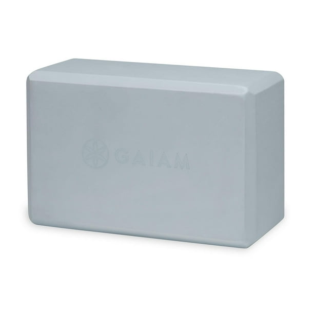  Gaiam Yoga Block - Supportive Latex-Free Eva Foam - Soft  Non-Slip Surface