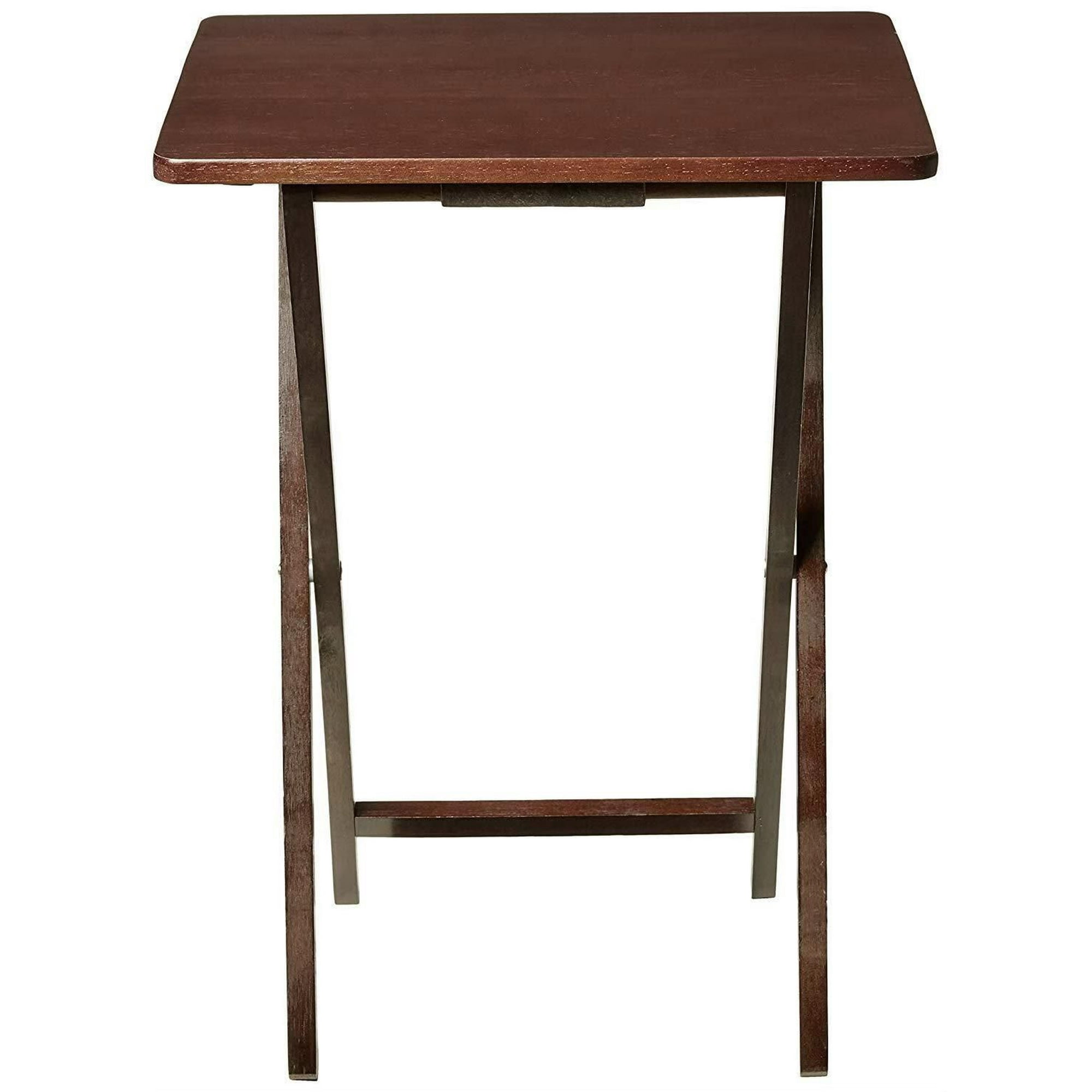 TV Tray Table, Folding Table with Removable Serving Tray, Portable