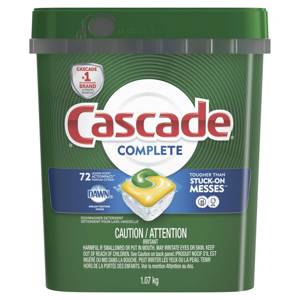 Cascade 18629 Original ActionPacs Fresh Scent Automatic Dishwasher  Detergent Pod 85 Count