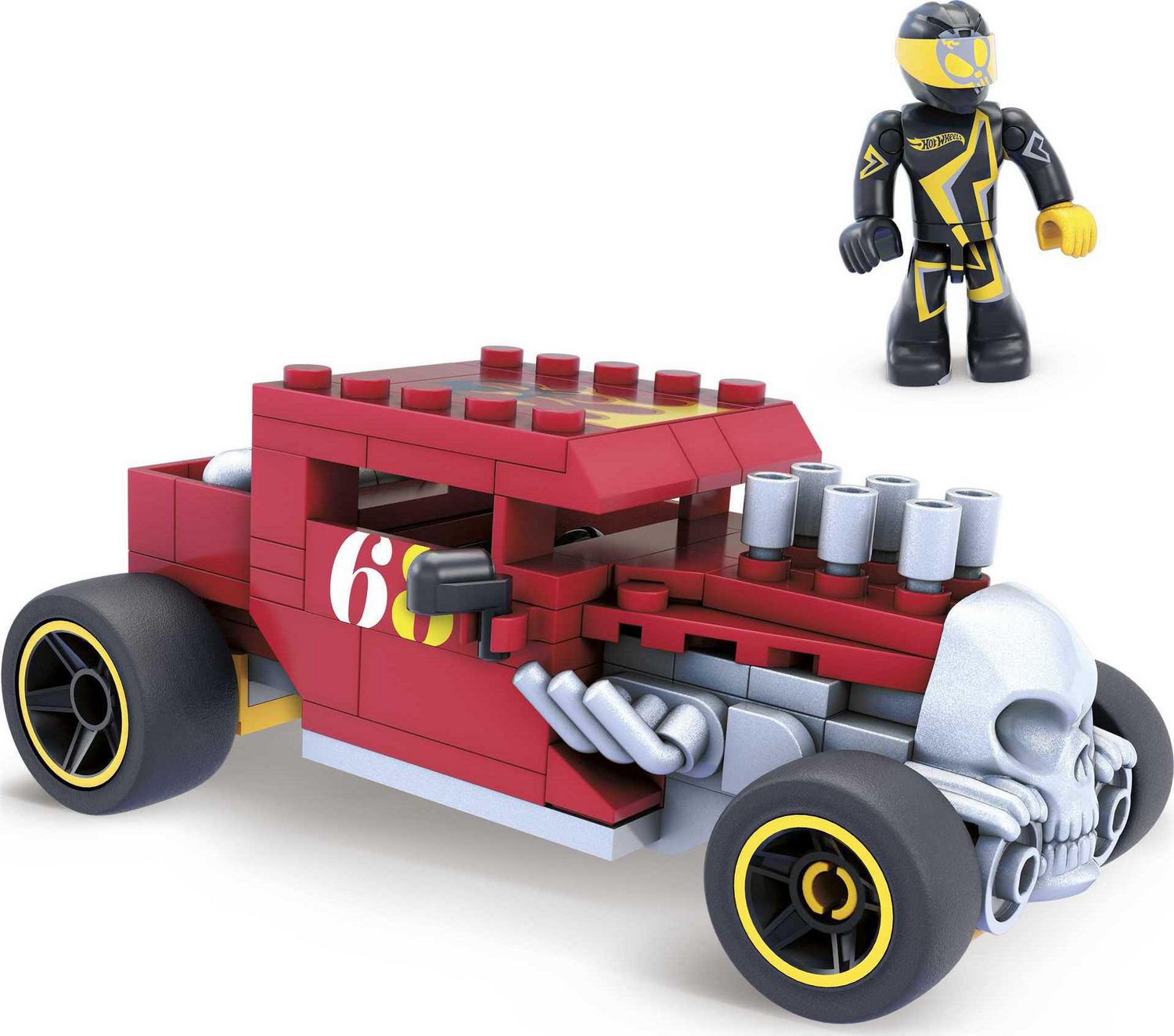 Mega Construx Hot Wheels Bone Shaker Construction Set, Building Toys for  Kids - 118 Pieces