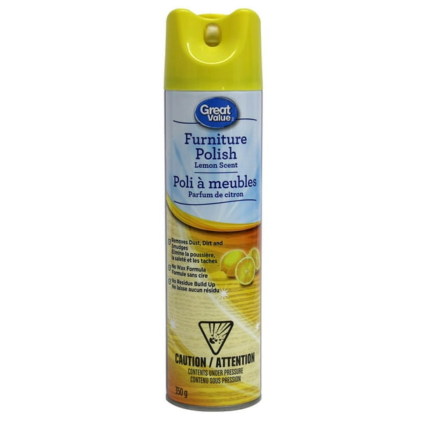 Great Value Furniture Polish, 350g, Lemon Walmart.ca