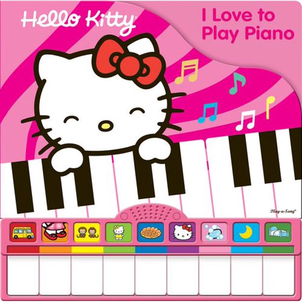Piano Book Mini Deluxe Hello Kitty: I Love to Play Piano