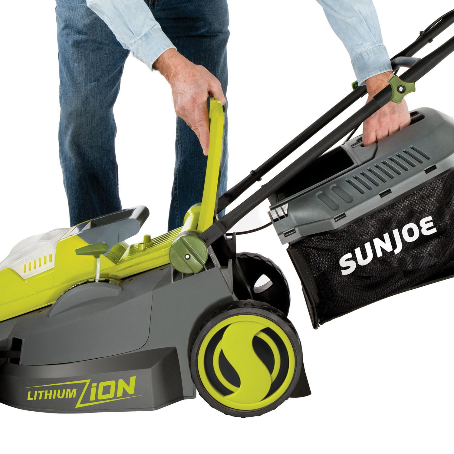 Sun joe 40 store volt lawn mower