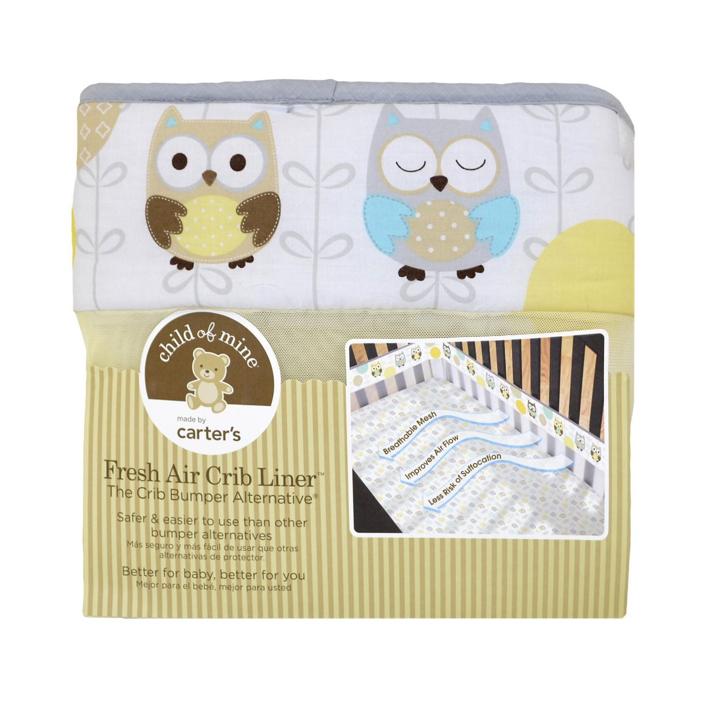 Crib best sale liner walmart