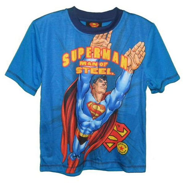 Superman ensemble de nuit 2 morceaux composé d'une chandail å manchon courter et d'un bermudas pour les garçons
