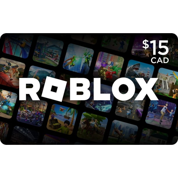 Roblox $15 Carte-cadeau Numérique (Canada seulement) (Comprend un article  virtuel exclusif) 