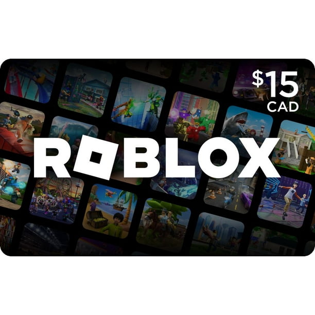 Roblox $15 Digital Gift Card (Canada Only) (Includes Exclusive Virtual  Item) 