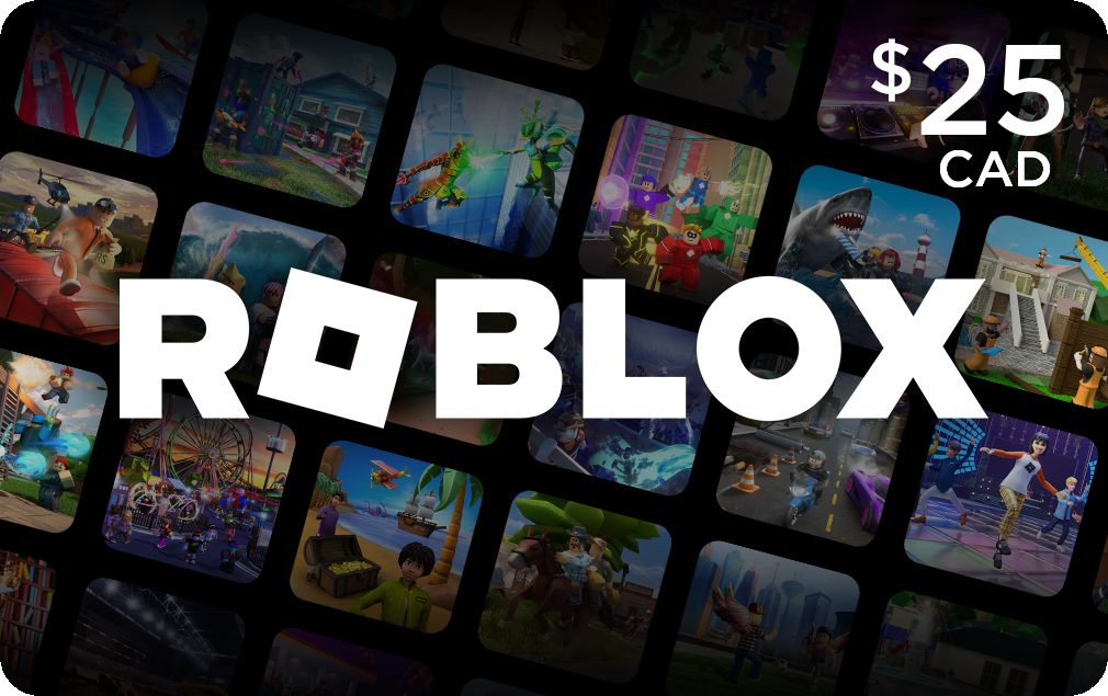 Roblox $25 Digital Gift Card (Canada Only) (Includes Exclusive