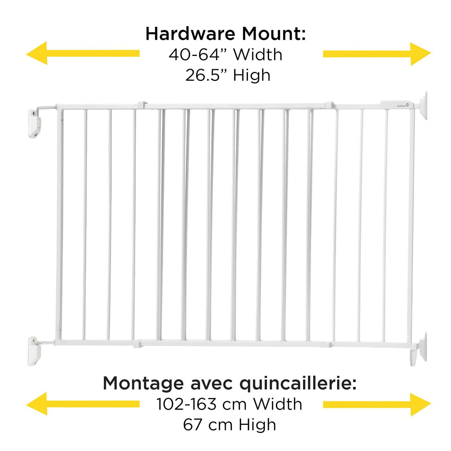 Safety first wide store and sturdy gate