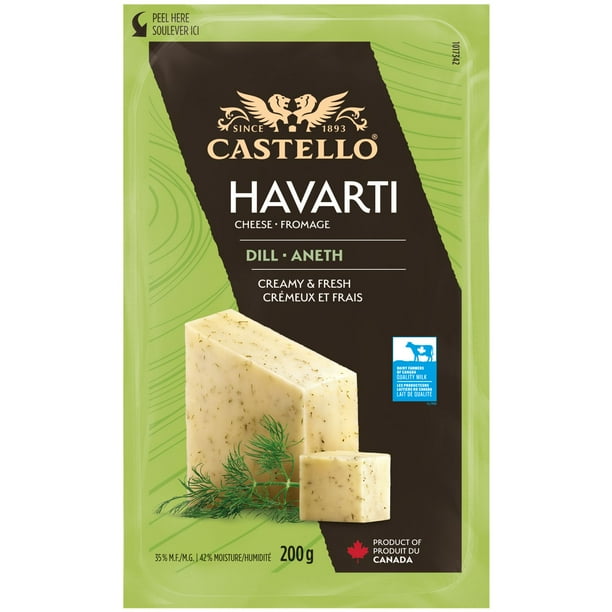 Castello Dill Havarti Cheese, 200 g Walmart.ca