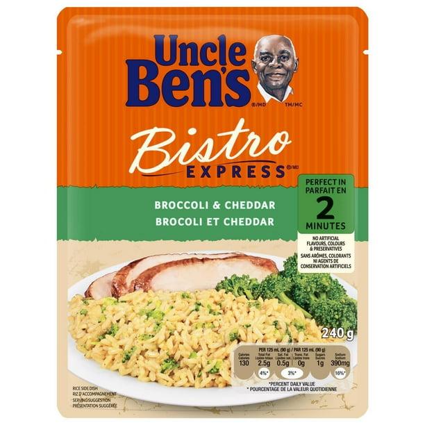 Uncle Ben's Bistro Express Broccoli & Cheddar Rice, 240g, Perfect Every