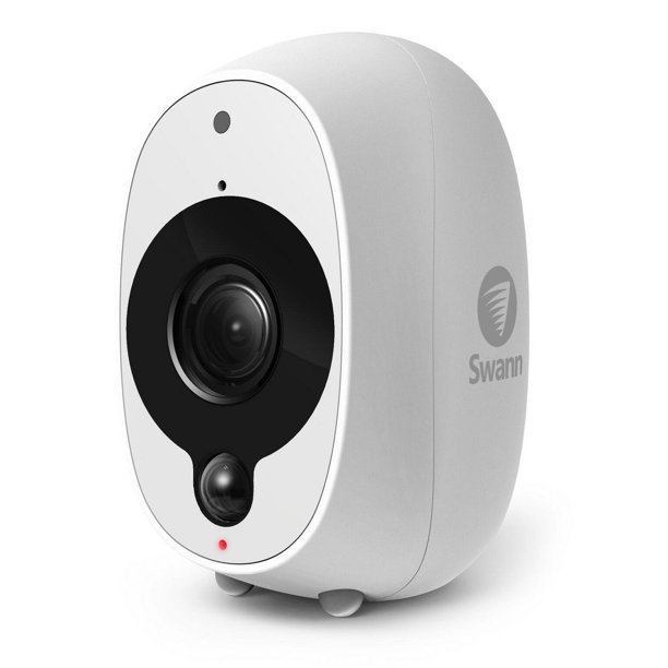 Caméra de sécurité IP intérieure / extérieure sans fil HD 1080p Swann sans  fil avec détection TrueDetect - Blanc