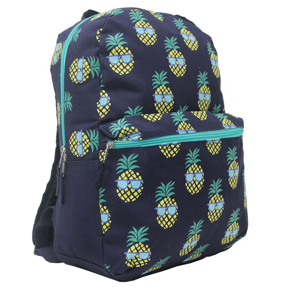 Pineapple print shop backpack