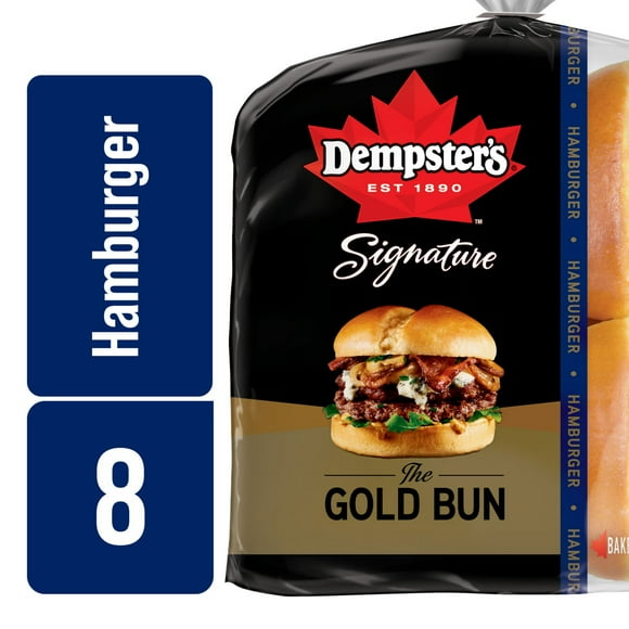 Dempster's® Signature The Gold Burger Buns, Pack of 8; 520 g