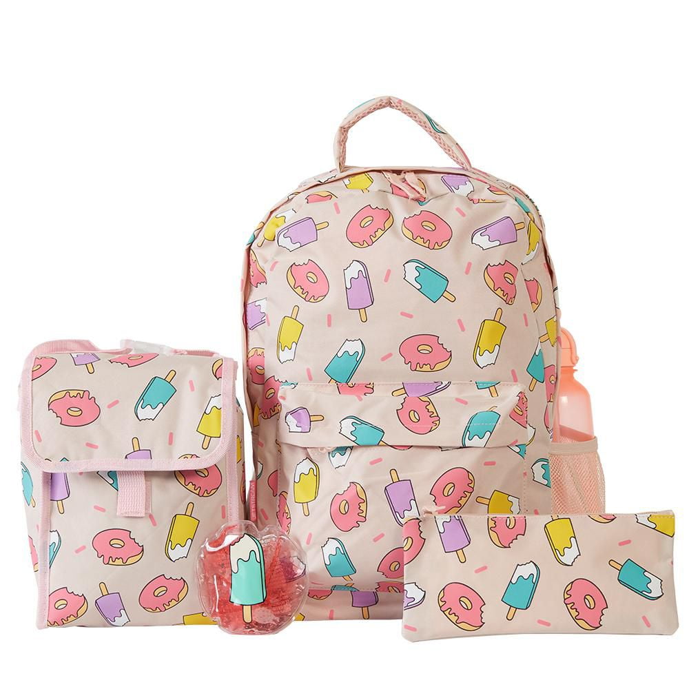 Jetstream® Cherry Print School Backpack with matching Lunch Bag