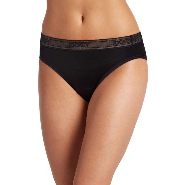 Jockey® Period Undies Microfiber Stretch Moderate Absorbency Bikini