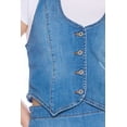 thumbnail image 2 of Jeaniologie ™ Ladies Fashion Denim Vest, 2 of 3