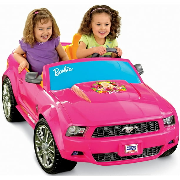 Véhicule Power Wheels Barbie Ford Mustang