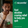 thumbnail image 4 of Gomme Nicorette Menthe Poivrée, 4 mg, Renoncement au tabac, Gomme de nicotine, Aide pour cesser de fumer, TRN, Réduire les envies de fumer, 30 unités, 4 of 8