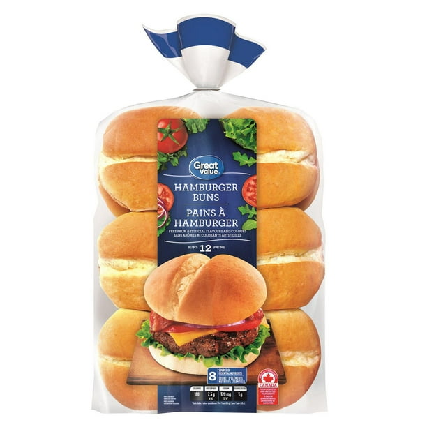 Great Value™ Hamburger Buns Walmart.ca