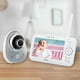 Moniteur vidéo numérique de 5 po pour bébé avec objectif grand angle et objectif standard, argent et blanc, modèle VM352 de VTech – image 4 sur 7