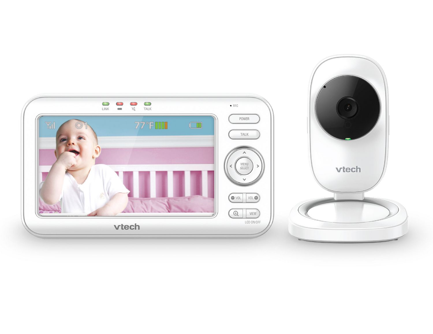 vtech 5 inch baby monitor vm5251