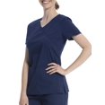 thumbnail image 4 of Scrubstar Women's Core Essentials Stretch Poplin Mock Wrap Scrub Top, 4 of 4