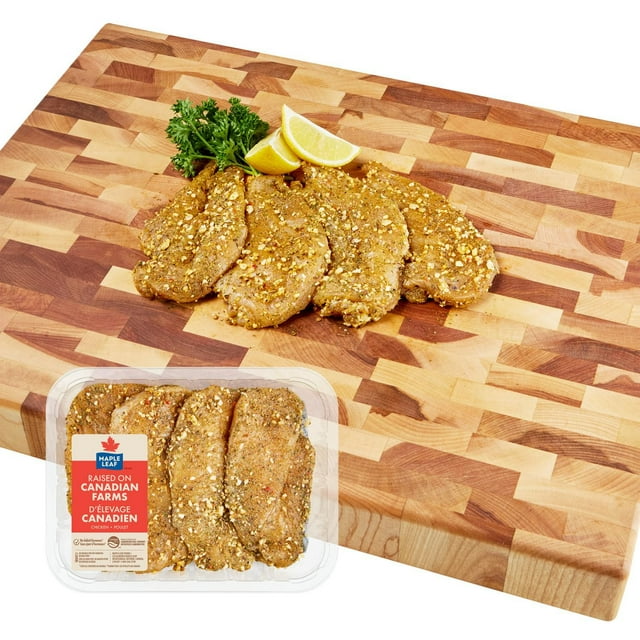 Maple Leaf Herb and Garlic Seasoned Fresh Chicken Breasts, 4 pc