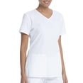 thumbnail image 3 of Scrubstar Women's Core Essentials Stretch Poplin Mock Wrap Scrub Top, 3 of 6