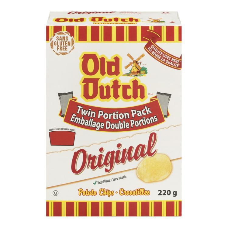 Old Dutch Twin Pack Original Potato Chips Walmart Canada